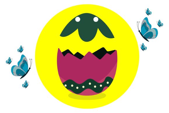 Download Easter Egg Butterfly Decoration Yellow - Premium Resources