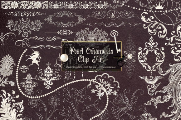 Download Pearl Ornament Clipart - Pearl Collection