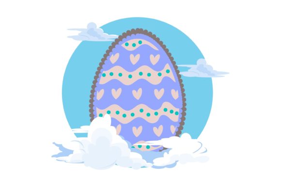 Download Easter Egg Decoration Style  Scalloped - Premium Resources