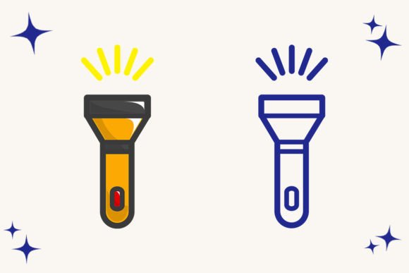 Download Flashlight Icon Logo Illustration - Flashlight Collection
