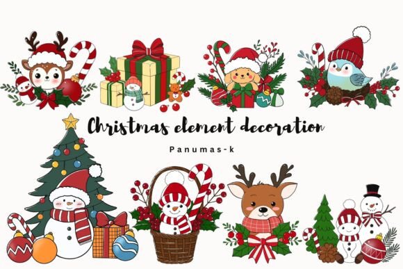 Download Christmas Element Decoration - Premium Resources
